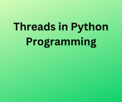 Threads in Python programming
