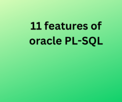 11 features of oracle PL-SQL